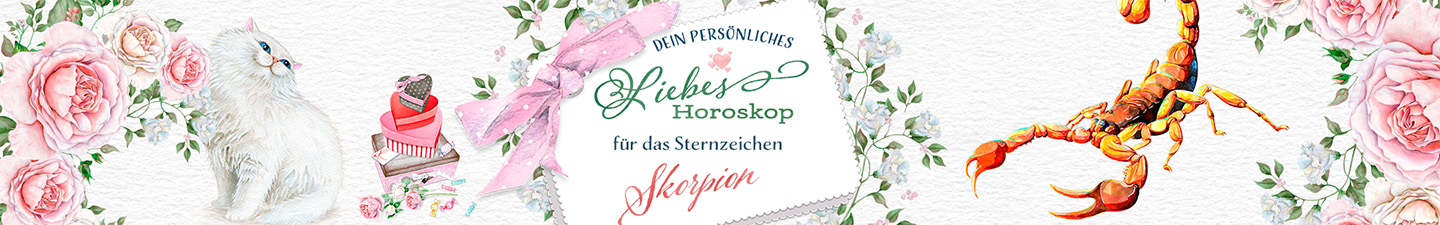 Ihr persönliches Liebeshoroskop für das Sternzeichen Skorpion