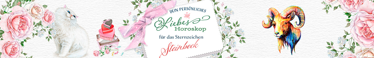 Ihr persönliches Liebeshoroskop für das Sternzeichen Steinbock